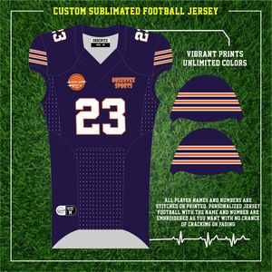 Personalizado transpirable equipo juvenil de fútbol americano desgaste integrado Jersey pantalón al por mayor sublimación uniforme en blanco - Product Image 2