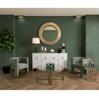 Bougeoir en métal personnalisé en laiton AK en or fini Design attrayant pour décor de café/décor de fêtes