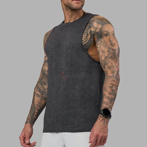 Camiseta sin mangas transpirable para hombre, chaleco deportivo de verano para gimnasio, moda, sin mangas, culturismo - Product Image 2