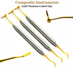 Instrumento compuesto Dental nuevo de alta calidad CIG6 puntas de oro de titanio herramientas de laboratorio de llenado de plástico acero inoxidable - Product Image 2