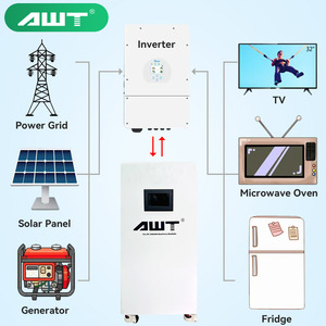 欧盟库存立式51.2v 280ah 314ah锂离子电池组16kw Lifepo4太阳能存储系统48v 300ah 314ah JK 200A BMS - Product Image 3