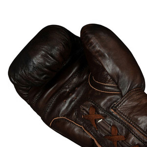Guantes de boxeo de dedo completo de cuero % impermeables hechos a medida de alta calidad MOQ bajo equipo de artes marciales al por mayor - Product Image 5