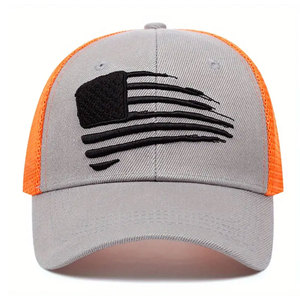 Casquettes de camionneur de style uni à prix de gros Casquettes de camionneur avec logo sur mesure de haute qualité pour adultes - Product Image 3