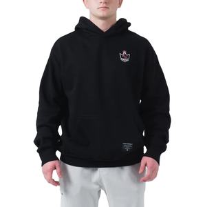 OEM 2025 High Quality Plain Heavyweight Winter Pullover Unisex Print Embossed Cotton Oversize <b>Hoodies</b> by Edge Force Sportswear - Product Image 1