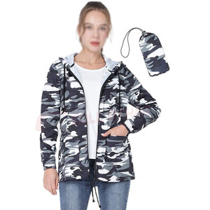 Chaqueta cortavientos informal para mujer, duradera y transpirable para ropa de calle de invierno con estampados coloridos - Product Image 2