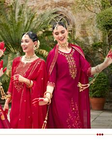 Design moderne Indien Exportation Qualité Viscose Soie Kurti Pantalon & Dupatta Avec Jari & Séquence Travail Femme Mode Exportateur À Vendre - Product Image 5