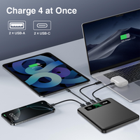 Batterie LiFePO4 OEM haute capacité pour stockage d'énergie 20000mAh 40000mAh pour iPhone et ordinateur portable avec charge rapide LED PD et fonction Power Bank