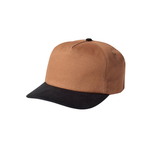 Wholesale 5 Panel <b>Flat</b> Brim <b>Cap</b> Unstructured 100% Cotton Comfortable Hat Construct Color Snapback <b>Cap</b> - Product Image 1