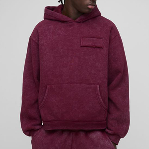 Ensemble Survêtement Personnalisé pour Hommes Surdimensionné Baggy Jogger Survêtements Jogging Blanc Sweat à Capuche Lourd et Pantalon de Survêtement - Product Image 6