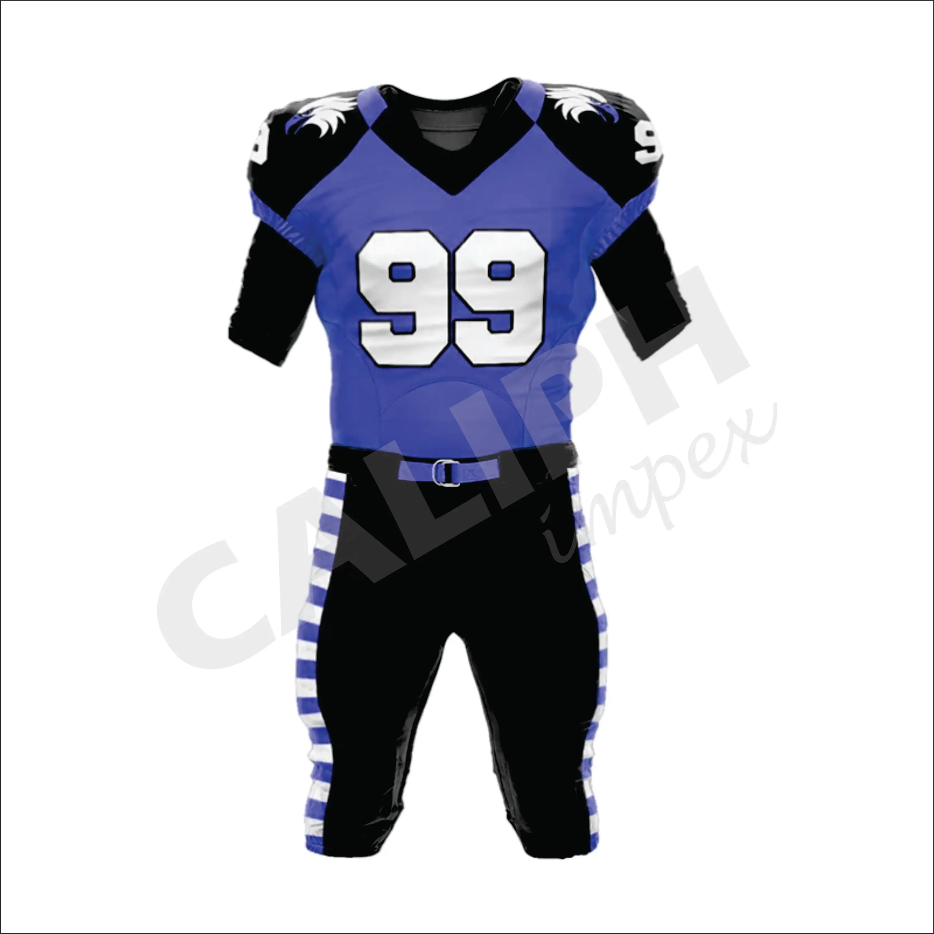Best Quality Wholesale 100% Polyester Fabric Sublimation American Football Jersey Customize