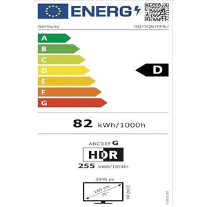 Smart 75-inch Mini LED TV with 120Hz Refresh Rate QLED Backlight Flat Screen Design 4K Display Slim Styling - Product Image 4
