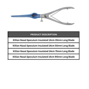 Espéculo Nasal Manual Killian Instrumento quirúrgico aislado de acero inoxidable de alta calidad Certificado ISO 13485 - Product Image 2