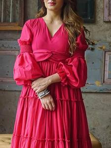 <b>Indian</b> handmade cotton woman style long <b>dress</b> <b>printed</b> party wear <b>dress</b> personalized bride gift summer wear reversible gift - Product Image 4