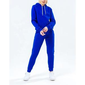 Conjunto Deportivo de 2 Piezas para Mujer, 100% Algodón, Informal, Sudadera con Capucha de Manga Larga, Pantalones Jogger, Corte Ajustado - Product Image 1