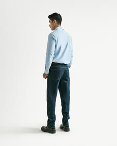 Camisa de vestir de negocios informal sólida ajustada de manga larga para hombre transpirable otoño personalizado por Routine Vietnam - Product Image 4