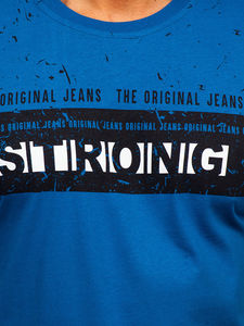 T-shirt personnalisé de haute qualité pour hommes 100% coton col montant coupe ample poids lourd luxe grande taille tissu tissé - Product Image 4