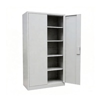 Armoire de rangement en acier et métal de style moderne pour la maison, le bureau, le studio, le gymnase, l'entrepôt, pour le stockage de documents et de livres