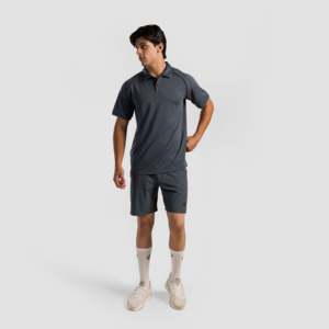Polo de Primera Calidad, Cómodo, 100% Poliéster, Bordado, Color Sólido, Alta Transpirabilidad, Disponible en Gris, Tallas XL, 2XL, 3XL, 4XL - Product Image 4