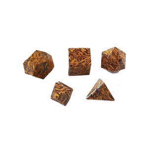 Juego de geometría de piedra de alta calidad Mariam jaspe piedra cristal geometría conjunto Platónico Sólidos Juego de geometría de piedra natural sagrada - Product Image 1