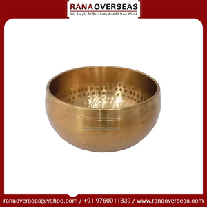 Cuenco cantor de latón martillado a mano de alta venta para meditación, atención plena, curación y equilibrio de chakras - Product Image 6