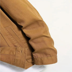 Nueva venta al por mayor de alta calidad 100% algodón Mans Stretch Denim Jacket Soft Cotton Summer Bright Color Fashion Coat - Product Image 6