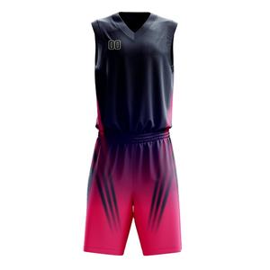Uniforme de basketball imprimé de qualité supérieure, tissu en polyester doux, léger, extensible, respirant, anti-UV, grandes tailles - Product Image 1