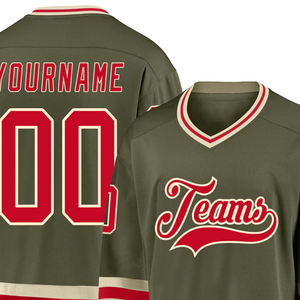 Camiseta de hockey sobre hielo de tendencia de servicio OEM para hombres 100% camisetas de hockey sobre hielo de poliéster para hombres - Product Image 2