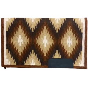 Manta de sillín de espectáculo occidental de alta calidad personalizada para caballos lana tejida a mano varios tamaños y colores para compradores de exportación - Product Image 1