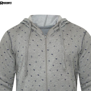 <b>Men's</b> Winter Casual <b>Zip</b>-<b>Up</b> Hoodie with Front Logo Polyester/Cotton <b>Fleece</b> Hoodies Custom Design <b>Men</b> Zipper Hoodies Eco-Friendly - Product Image 4