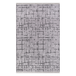 Netline Home Machine Washable <b>Rug</b> NT201 GREY Soft Chenille - Product Image 1