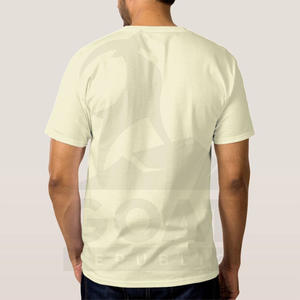 T-shirt pour homme en polyester/coton respirant, style tricoté à séchage rapide, col rond, broderie sur toile, écologique, vente en gros - Product Image 3