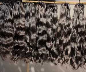 Haute qualité 100% vierge humide ondulé Extensions de cheveux 16 pouces lâche vague profonde faisceaux indien brut Top Temples cheveux - Product Image 4