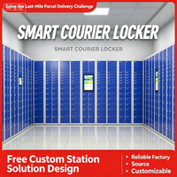 Casier à colis extérieur intelligent et automatisé avec serrure électronique - Livraison du dernier kilomètre - Installation multi-positions intelligente