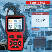 Nuevo Lector de Códigos de Diagnóstico Automotriz OBD2/EOBD Rojo V500, Analizador de Motor, Herramienta de Escaneo, Escáner de Automóviles, Herramienta de Diagnóstico