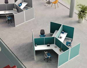 Système de cabines de bureau insonorisées OMNI pour plusieurs personnes, idéal pour les bureaux de télémarketing - Product Image 2