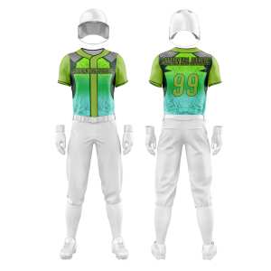 Venta al por mayor de uniformes de béisbol con logotipo personalizado logotipo bordado en pantalones de béisbol suaves conjuntos de impresión por sublimación - Product Image 2