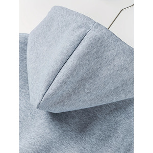 Sudadera con Capucha para Hombre, 100% Algodón, Felpa, Corte Regular, Color Sólido, Informal, con Bolsillo, para Otoño - Product Image 4