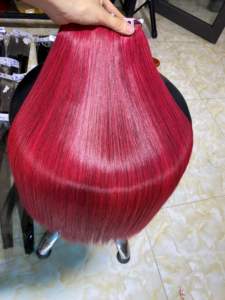 Muestra gratis al por mayor barato 100% paquetes de cabello humano crudo vietnamita pelo liso paquetes - Product Image 2