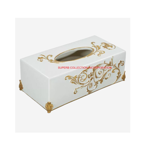 Caja de pañuelos impresa en Metal de alta calidad, servilletero, diseño clásico, accesorios de decoración de mesa, perfecto para su hotel en casa - Product Image 1