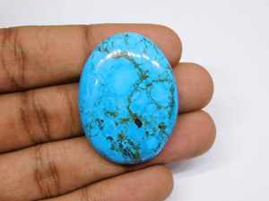 Alta calidad 100% Natural azul turquesa cabujón azul impresionante piedra preciosa suelta azul turquesa piedra preciosa para uso en la fabricación de joyas - Product Image 4