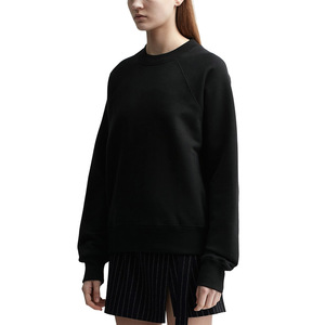 Design Women'S Oversized Printed Round Neck Pullover Custom Vintage Drop Shoulder Long Sleeved Cotton Sweatshirt High Quality - Product Image 6