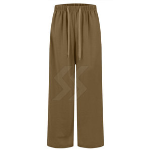 Séchage rapide sur mesure couleur unie femmes pantalons de survêtement évasés durables en gros pantalons de survêtement évasés pour les femmes - Product Image 4