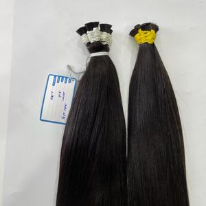 Cabello natural negro 100% Vietnamita Extensiones naturales rectas a granel de lujo a precio mayorista Listo para enviar - Product Image 4