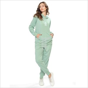 Conjunto Deportivo Reversible para Mujer, Tallas Grandes, Sudadera con Estampado Transpirable, Pantalones Deportivos de Secado Rápido, Cintura Elástica, Ecológico y Sostenible - Product Image 5