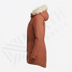 Veste d'hiver en duvet de qualité pour femmes, manteau long coupe-vent, parka matelassée, capuche en fourrure, thermique, chaude, élégante, isolée, épaisse - Product Image 3