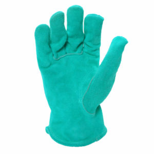 Guantes de seguridad de cuero de vaca dividido de alta calidad Guantes de conductor con función ignífuga para uso en jardín de construcción industrial resistente - Product Image 3