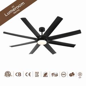 72 Inch Industrial Ceiling <b>Fan</b> with Light, Large ABS Ceiling <b>Fan</b> with <b>Remote</b> Quiet DC Motor for Garage Patio Living Room - Product Image 5