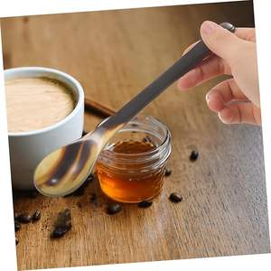 Cuillère en corne de buffle de qualité supérieure, écologique, avec finition miroir, manche long, pour la décoration de la cuisine, prix abordable, Inde - Product Image 3