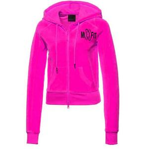 Otoño Invierno impreso Zip Pullover Sudadera Mujer personalizable Sudadera con capucha transpirable algodón suelto ajuste manga larga Color sólido - Product Image 4