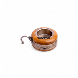 Quemador Bakhoor de madera refinada hecho a mano, calidad premium, antiolor, uso para todas las estaciones, atractivo atemporal, significado espiritual TradeByD - Product Image 3